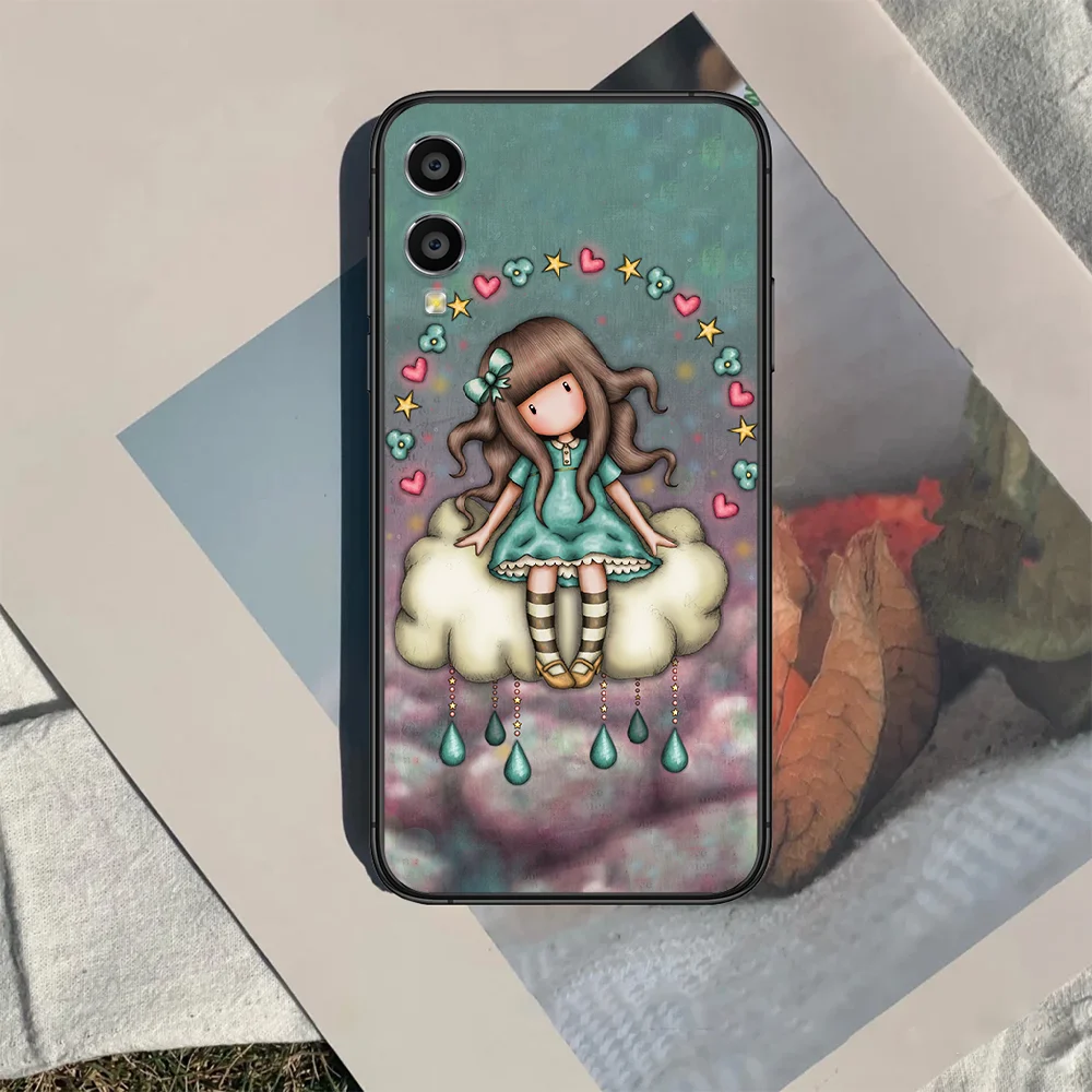 

Cartoon Santoro Gorjuss girl Phone Case Cover Hull For HUAWEI honor 7a 8 8s 8a 8x 9 9x 10 20 i Lite Pro black Waterproof 3D Cell