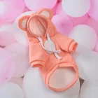 Милая одежда для маленьких собак, Толстая Толстовка с капюшоном для французского бульдога, зимняя теплая одежда для собак, костюм для кошек и щенков