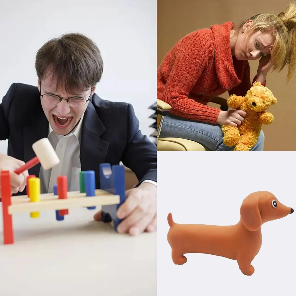 

Creative Pug Stress-relieving Toy Squeeze Pat Dog Elastic Stretch And Deformation Sand Vent Toy Dachshund