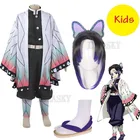 Костюм-кимоно для косплея кочоу из аниме убийца демонов, униформа для детей девочек для Хэллоуина, рождественской вечеринки