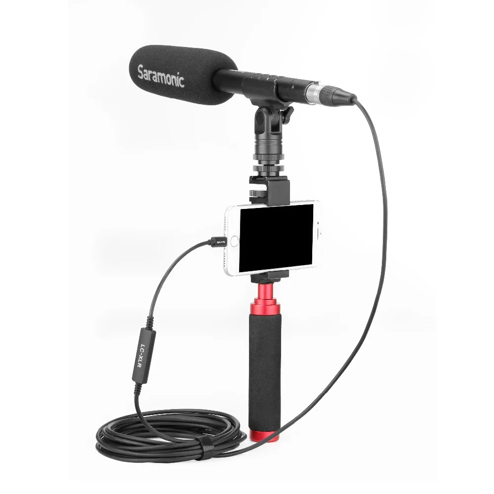 Saramonic LC-XLR 3 Pin XLR (мама) адаптер микрофона Lightning для iphone 7 7plus iPhone X 8 iP | Электроника