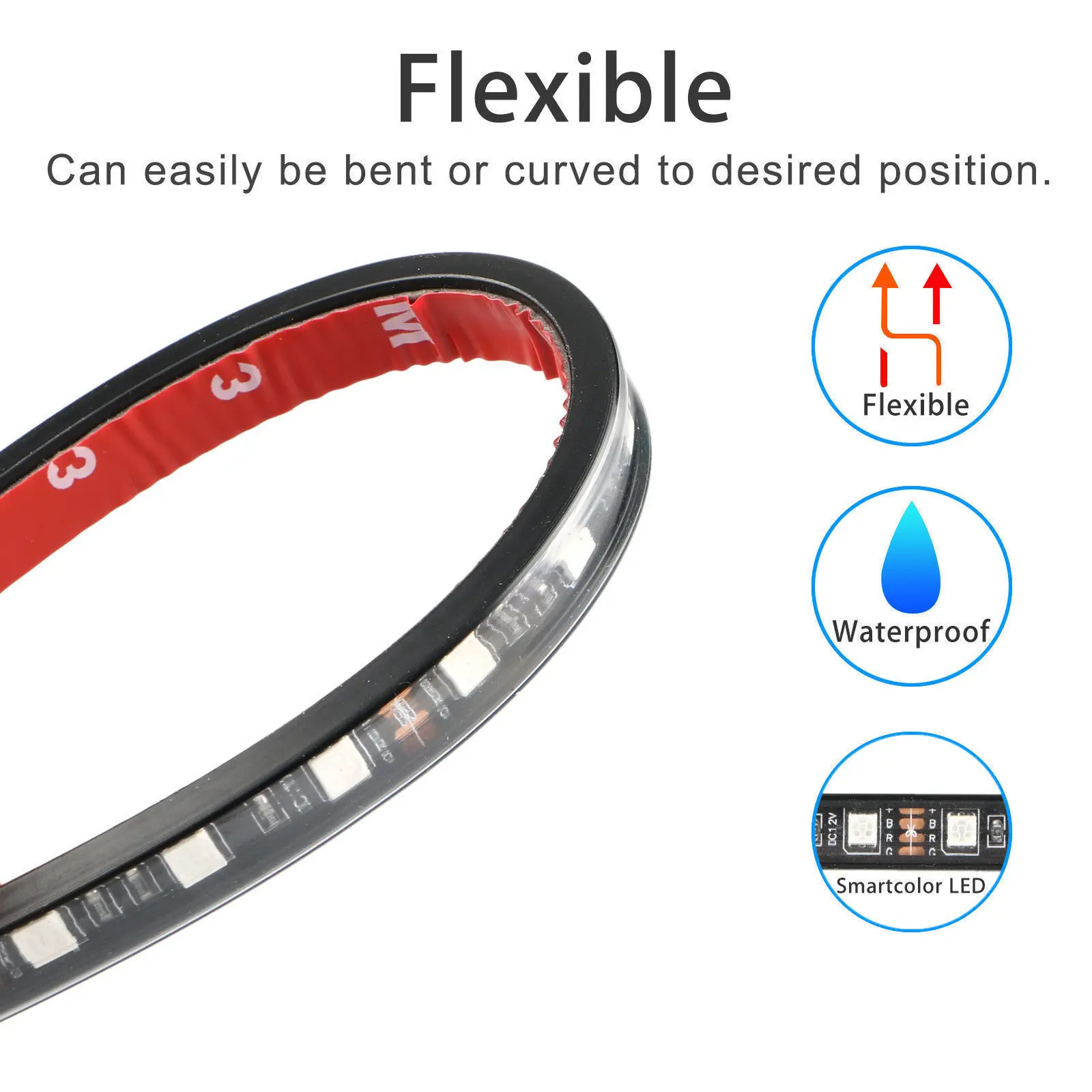 

Adjustable Car Interior Light Car Romantic 8W Wireless DC 12V Decorative