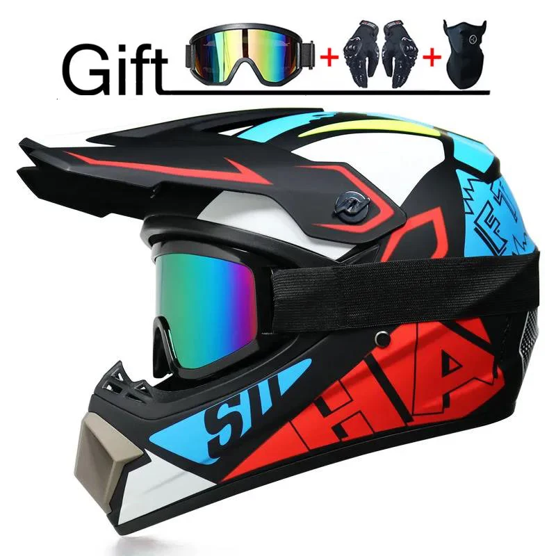

3 gifts for motorcycle helmets, full-cover four-season off-road motorcycle helmets, and racing downhill AM DH road helmets