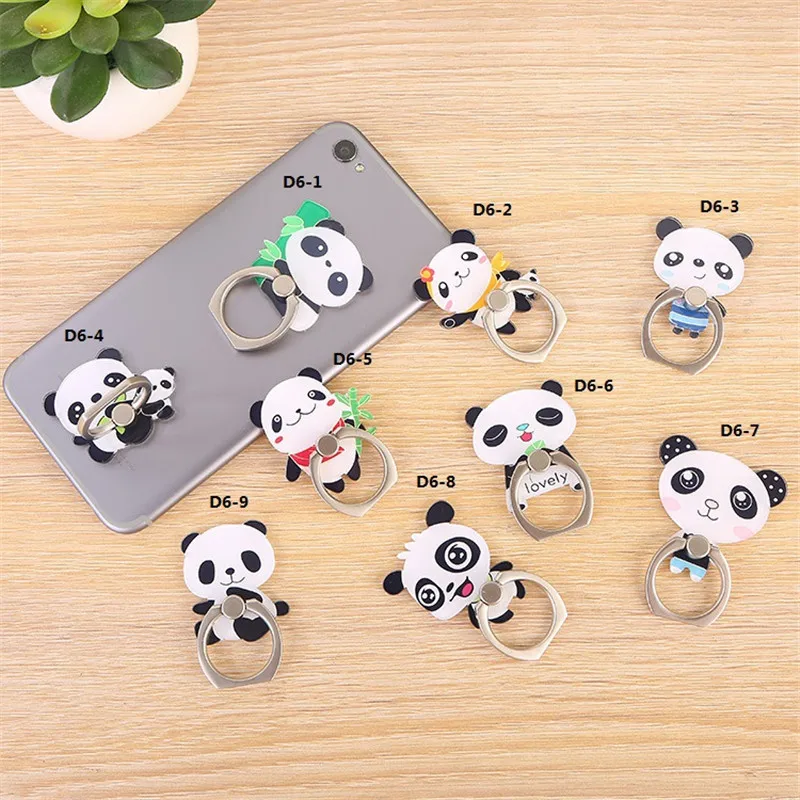 Panda Bear милое животное подставка для мобильного телефона кольцо-держатель на Палец Смартфон мультфильм держатель подставка для Xiaomi huawei все телефон
