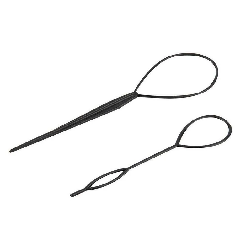 4 шт. модный конский хвостик создатель пластик петли Популярные Инструменты для