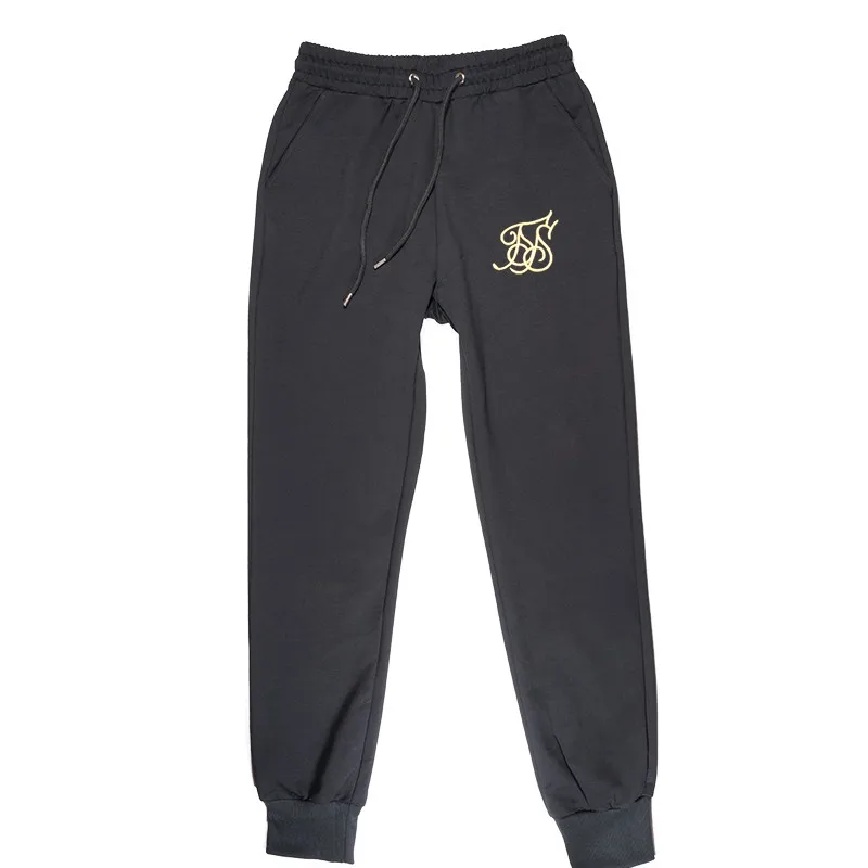 2020 осенние повседневные спортивные брюки однотонные модные мужские в стиле high