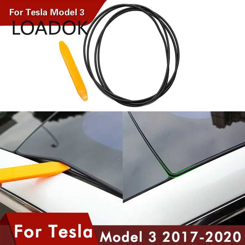 Автомобильный комплект шумоподавления бесшумная уплотнительная лента Tesla Model 3 1