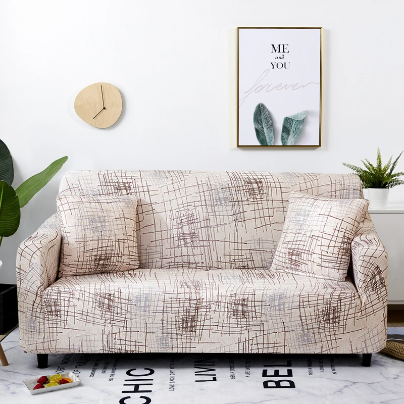 

Elastic Plain Floral Printing Sofa Cover Stretch Sofa Cover for Living Room Couch Cover Chair Protector 1/2/3/4 Seater
