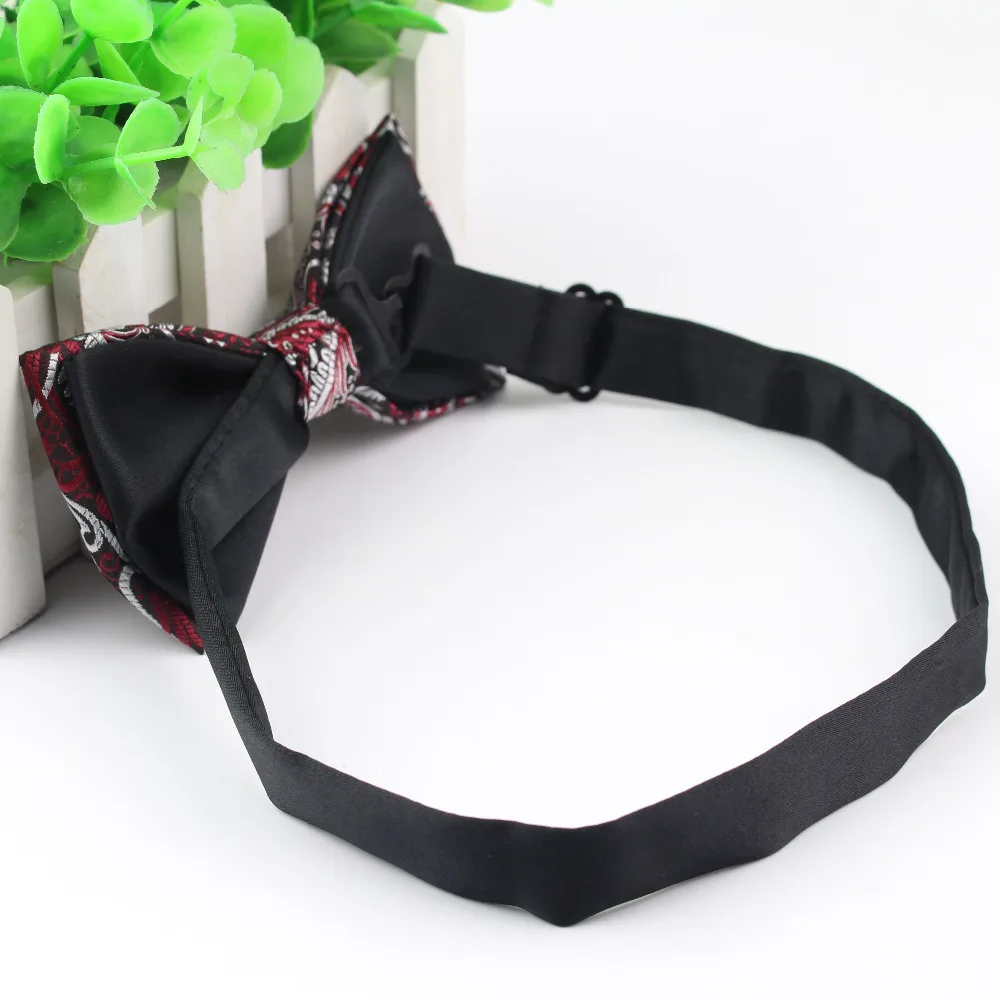 

classic polyester tie with a little bow tie men's casual business shirt tie accessories