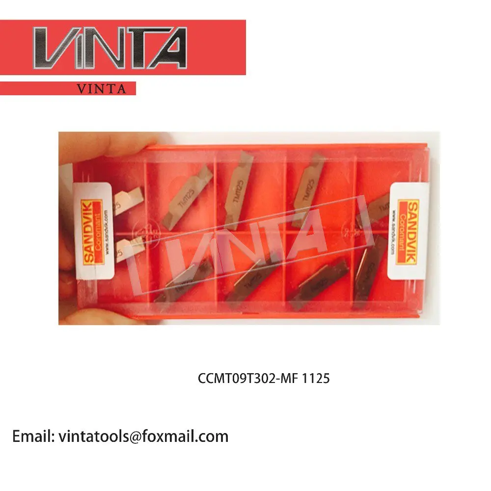 Бесплатная доставка высококачественные режущие пластины 10 шт./лот CCMT09T302-MF 1125