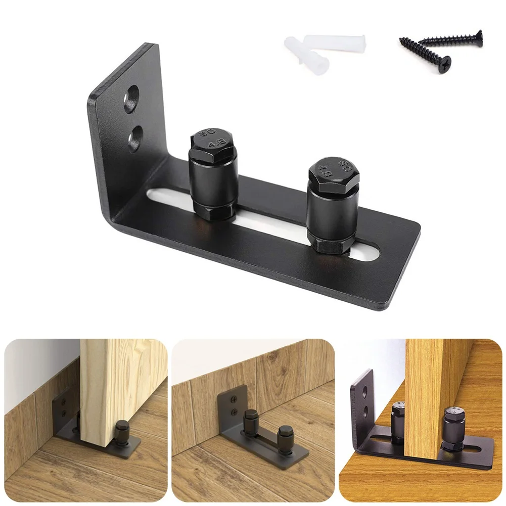 

Carbon Steel Adjustable Sliding Floor Guide For Barn Door Hardware Accessory Door Slide Rail Mechanism Furniture for Barn Doors