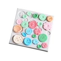 pottery molds clay resin button mould 3d wall panel design diy uv concrete jewelry accessories fondant silicone mold