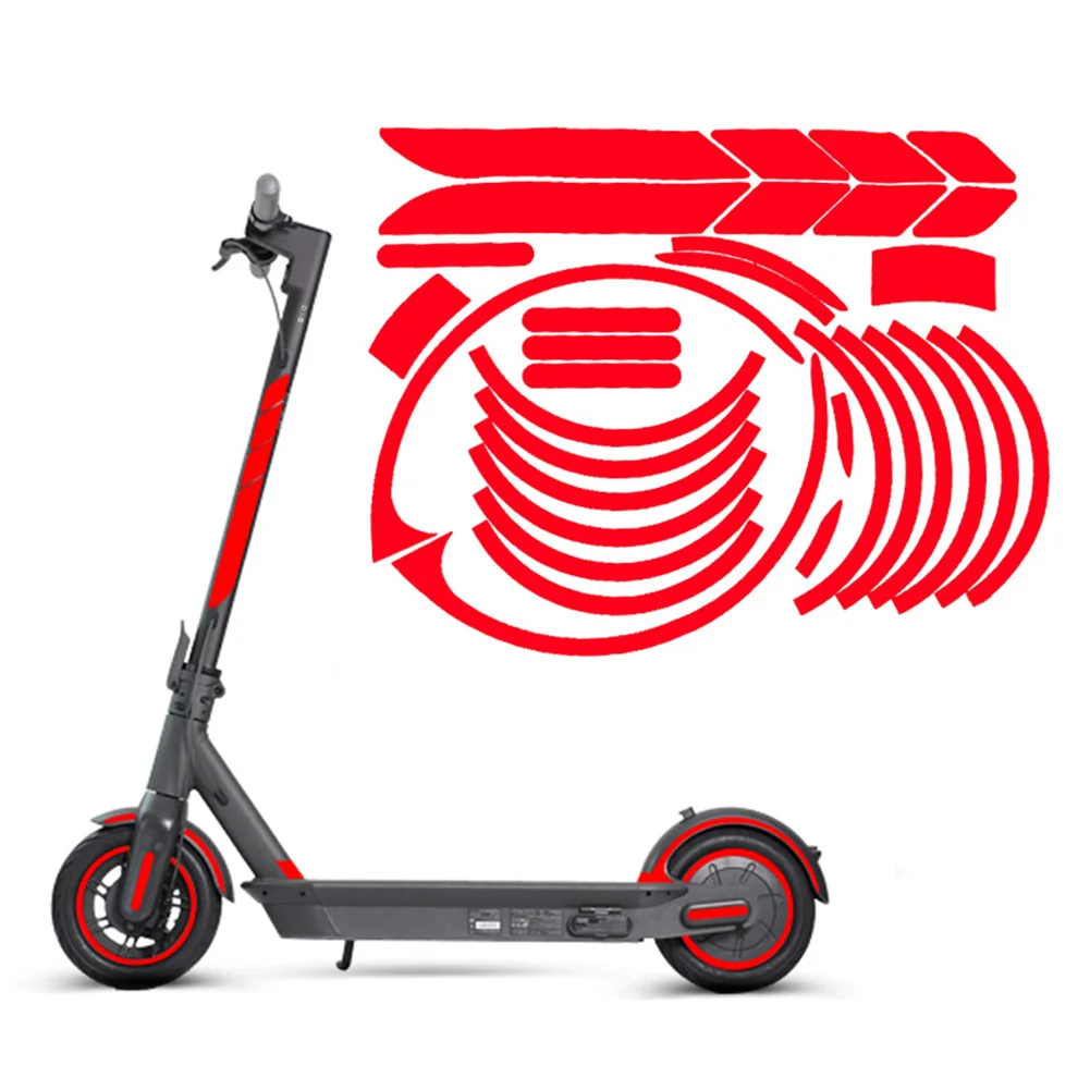 

Electric Scooter Reflective Sticker Reflective Sticker Personalized Green 1set