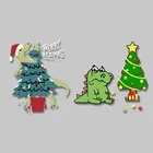 Рождественские нашивки для детской одежды, куртка, моющиеся аппликации сделай сам, наклейки на одежду