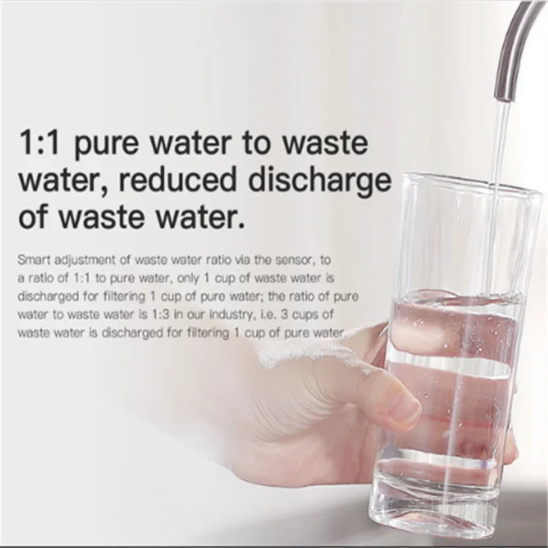 Очиститель воды 1 л 400 г с большим потоком для домашней кухни|Водяные фильтры| |