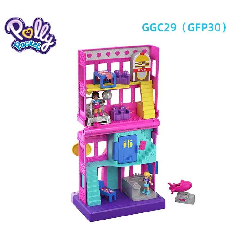 Mattel Polly карманная кукла скрытый мир мини-сцена для девочек, домашние игрушки для детей, Русалочка, детские игрушки, куклы для новорожденных