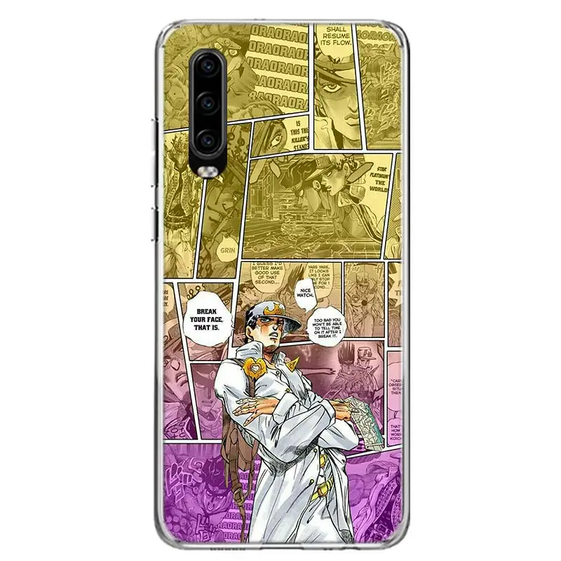 jojo bizarre adventur anime phone case for huawei p30 p20 p40 p50 mate 40 30 20 10 pro p10 lite customized gift coque cover free global shipping