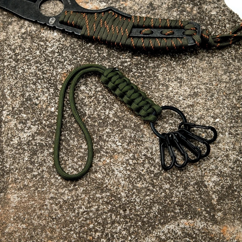 Многофункциональный шнурок для ключей из Паракорда классификационный крючок