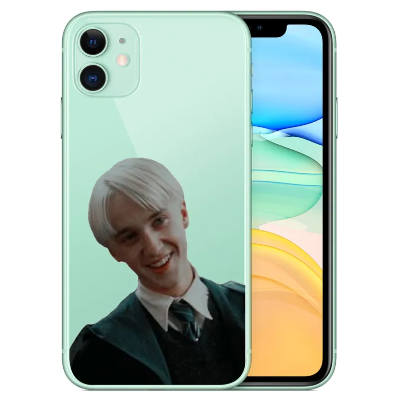 

Draco Malfoy Funny Soft TPU Phone Case For iPhone 12 Mini 11 Pro XS Max X XR 6 6S 7 8 Plus SE2020 XS Max Silicone Cartoon Cover
