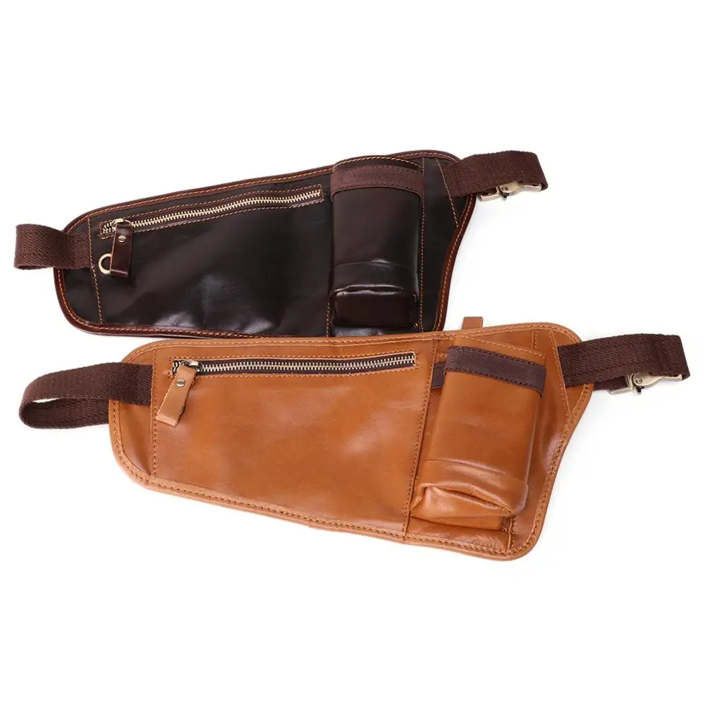 Мужская поясная сумка JOGUJOS из натуральной кожи модная нагрудная для мужчин