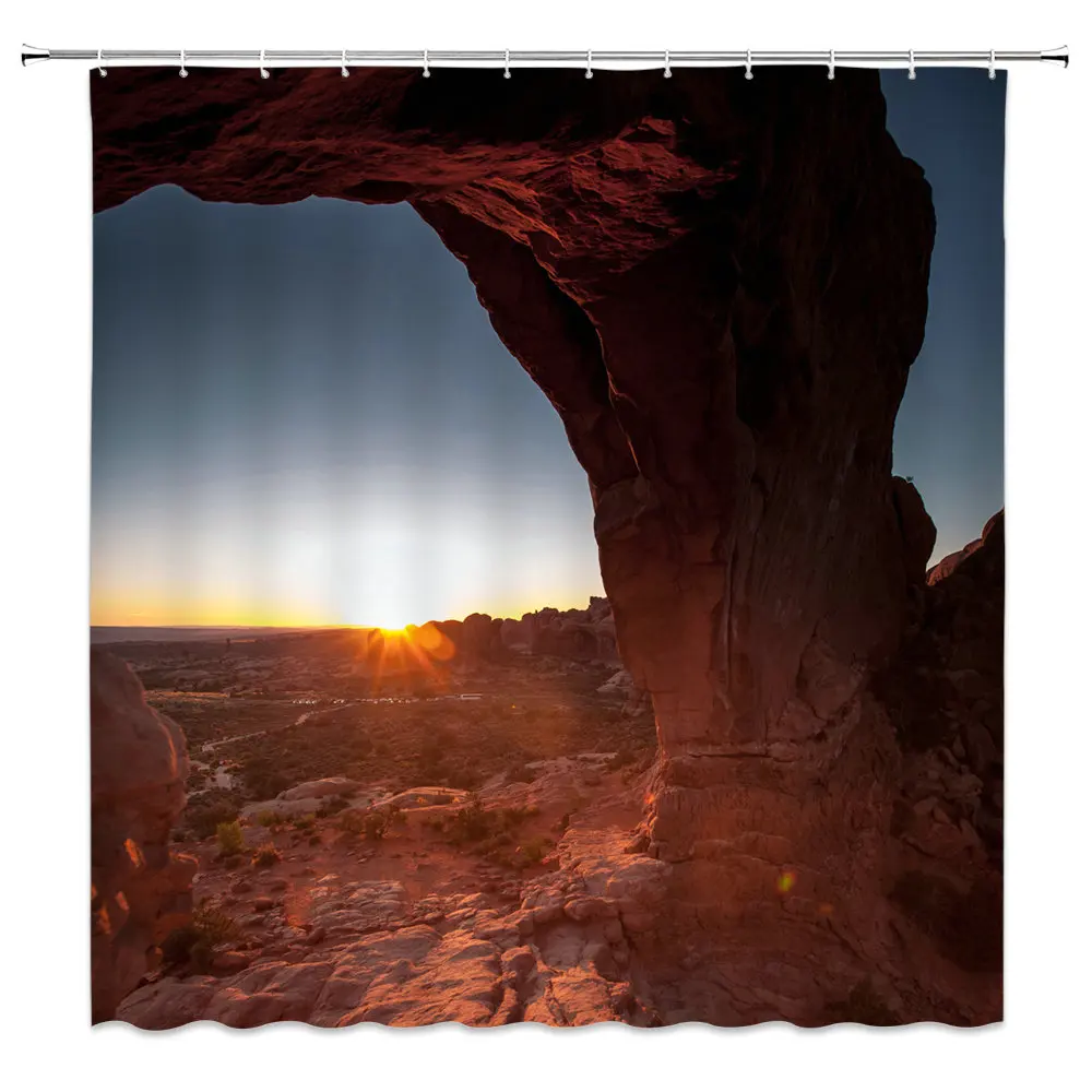 Вечерняя подвесная занавеска для душа с уникальным дизайном и изображением