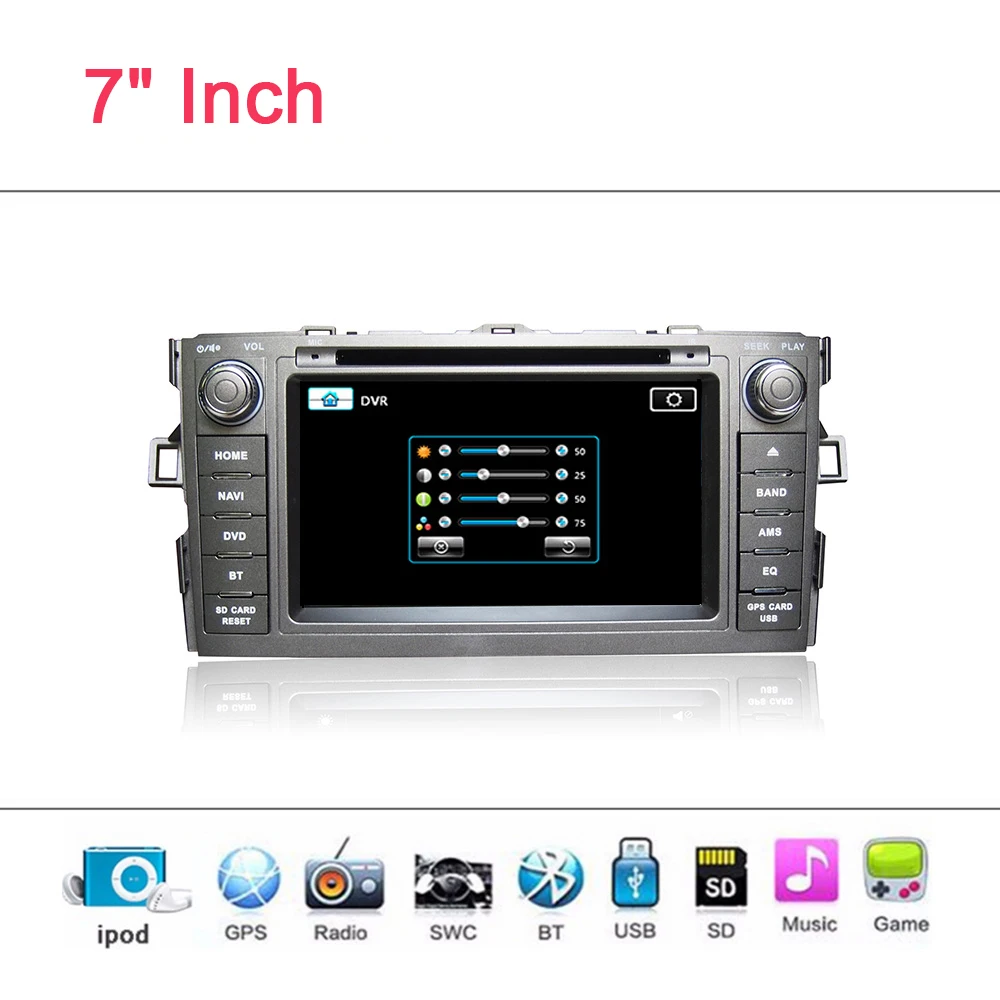 YESSUN автомобильный DVD плеер Android система для Toyota Auris авто радио автомобильное