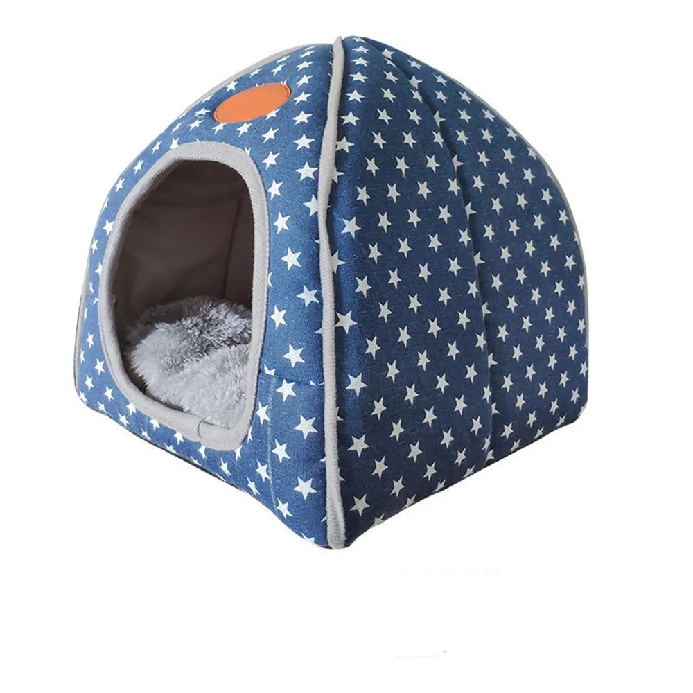 Экологичное кресло-кровать для кошек спальный мешок со съемным матрасом Теплый