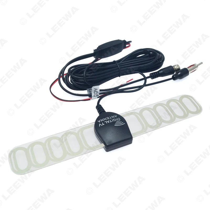 LEEWA 1 шт. автомобильный тв цифровой DVB-T 2in1 FM/радио антенна усилитель F разъем # CA897 |