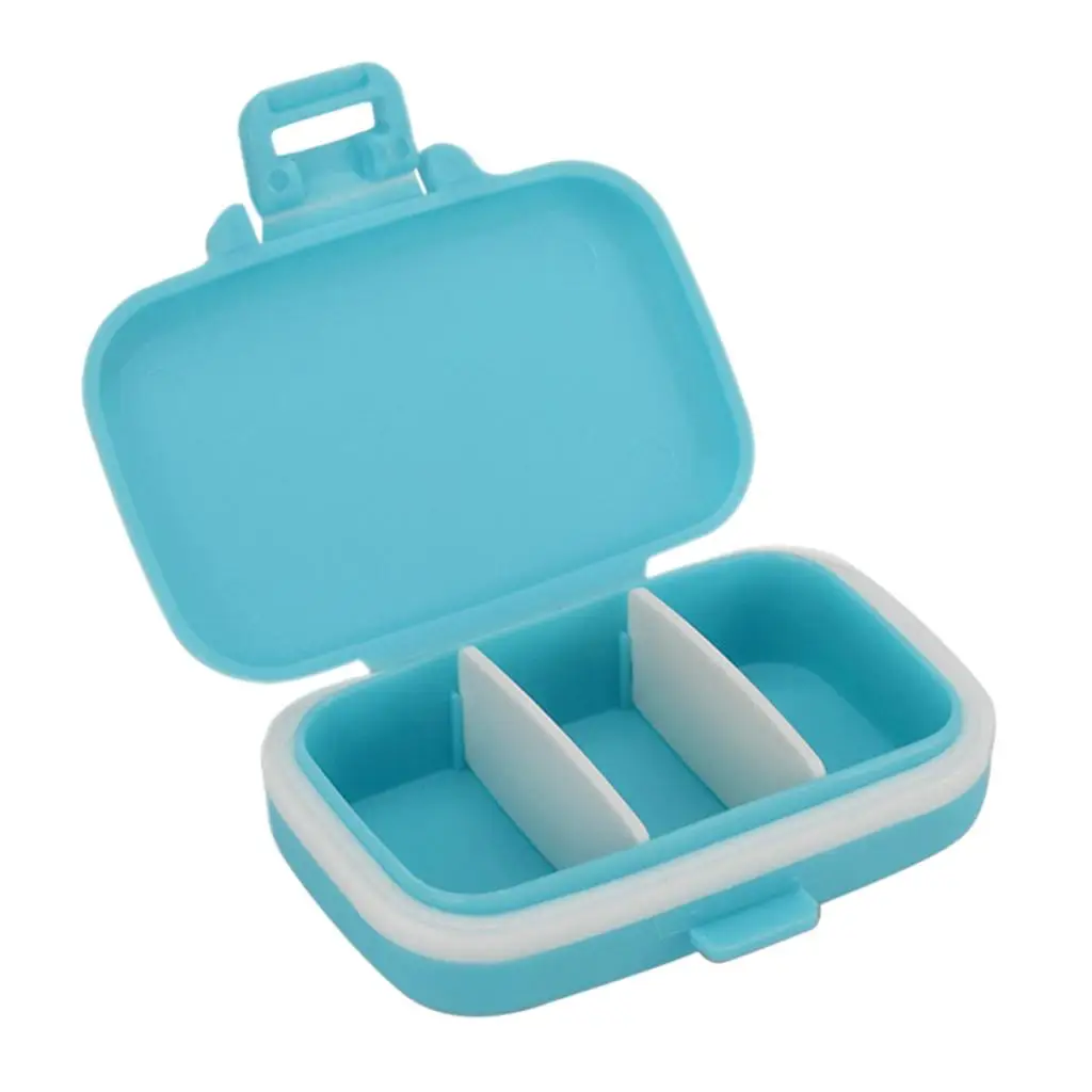 

3 Grid Nail Tool Accessories Jewelry Craft Storage Box Container Case