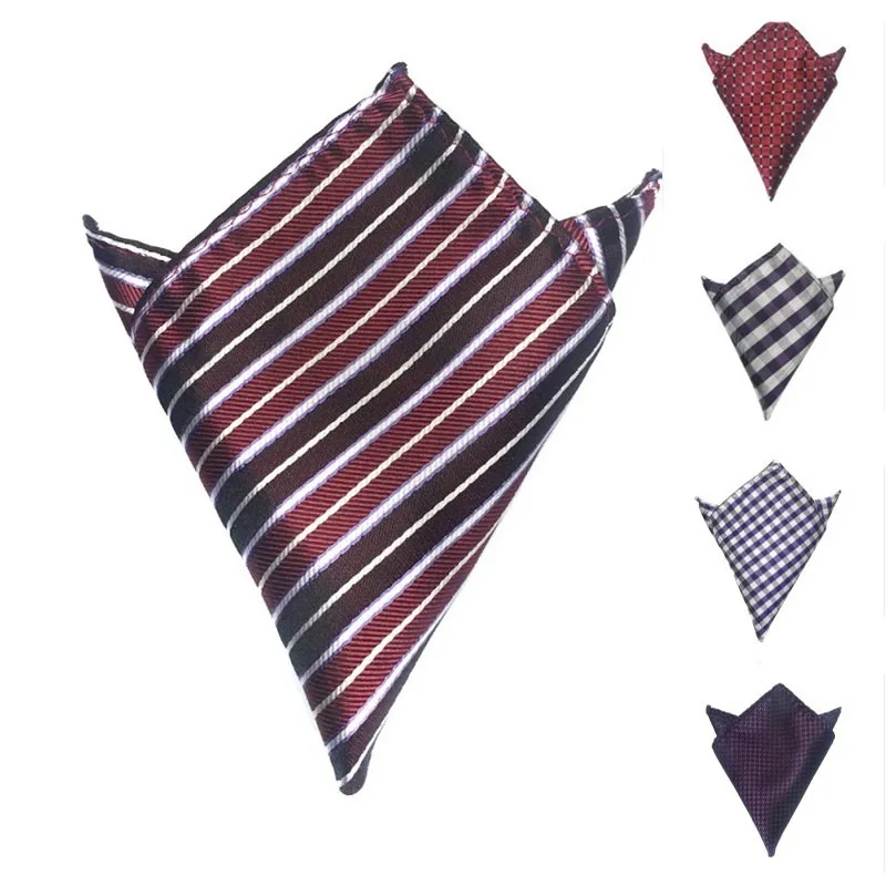

Men Bow Tie Accessory Red Purple Business Hankie Floral Handkerchief Pocket Square Gift