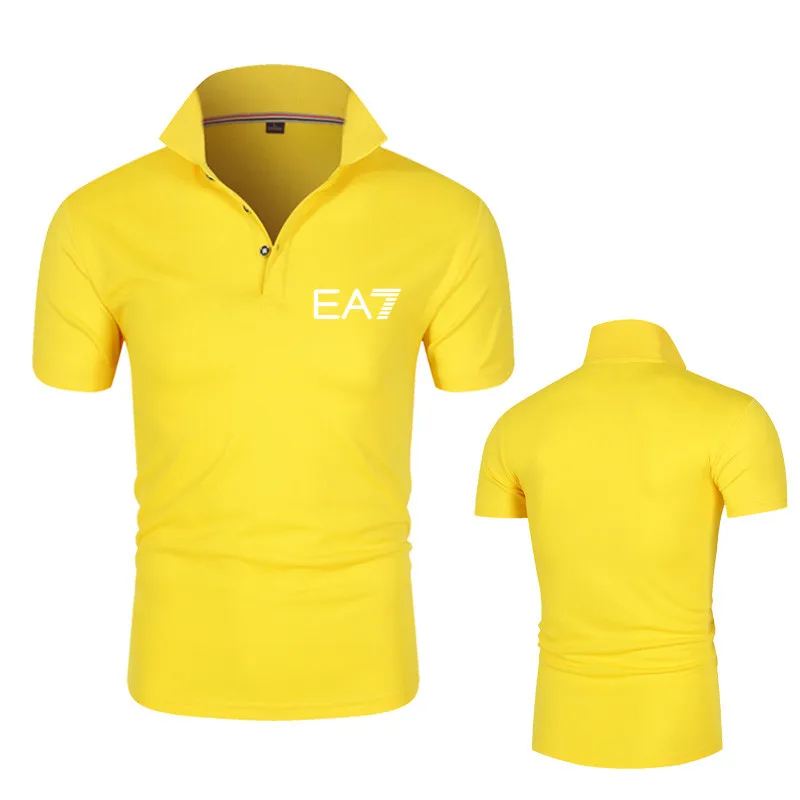 

Men's New 2021 Summer Two-piece Men's Polo Shirt Short-sleeved T-shirt Top + Breathable Sports Pants Suit Fashion Casual Men's