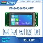 DWIN 3-дюймовый HMI Интеллектуальный UART TFT ЖК-дисплей модуль 640*360 коммерческого класса dmg64360k030 _ 01w
