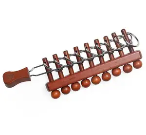 Классические деревянные головоломки IQ с девятью кольцами, игра, подарок для взрослых и детей