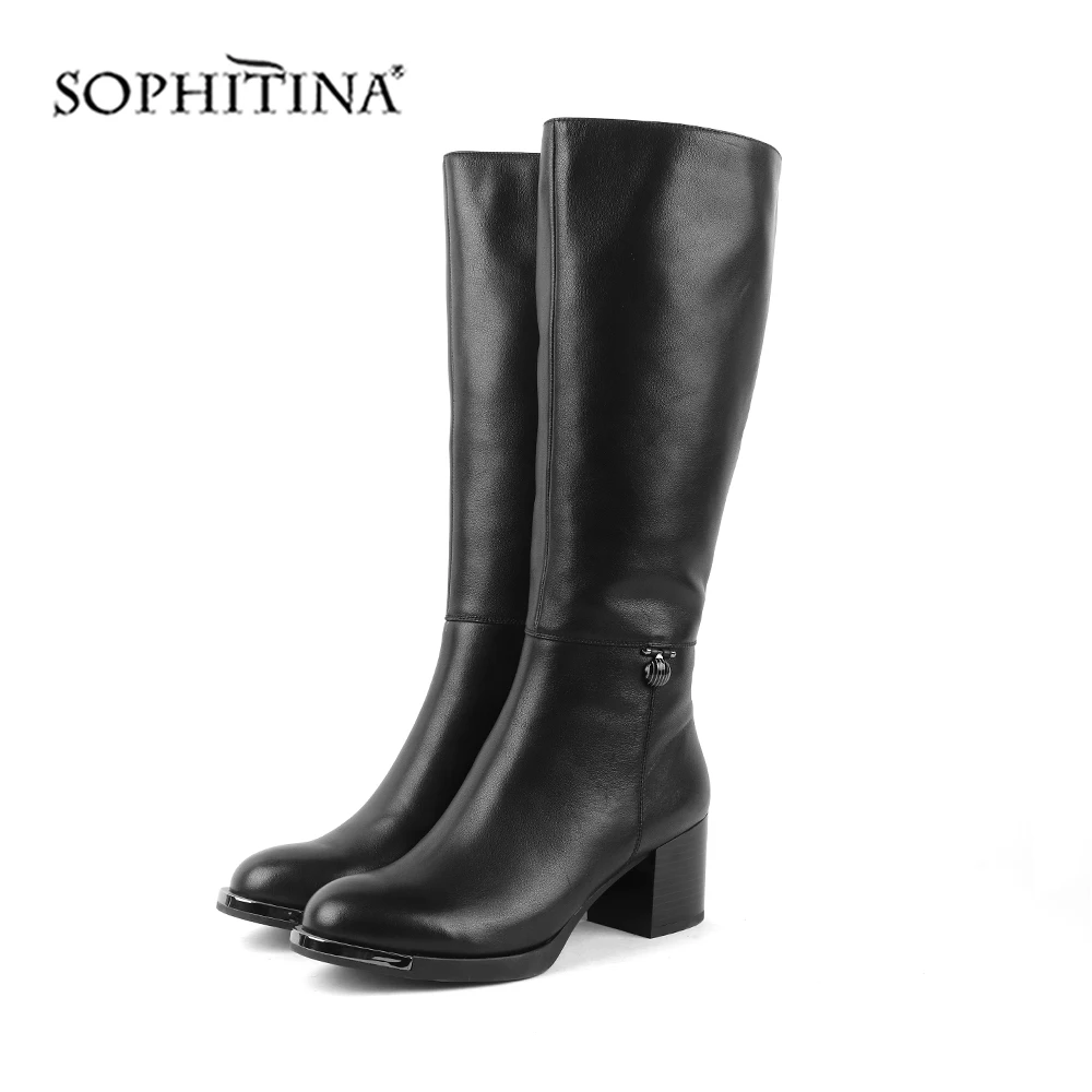 SOPHITINA/Сапоги женские на осень и зима. Модная обувь из высококачественной