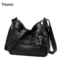 women crossbody bag pocketbooks soft faux leather purses and handbags lightweight multi pocket shoulder bag high quality