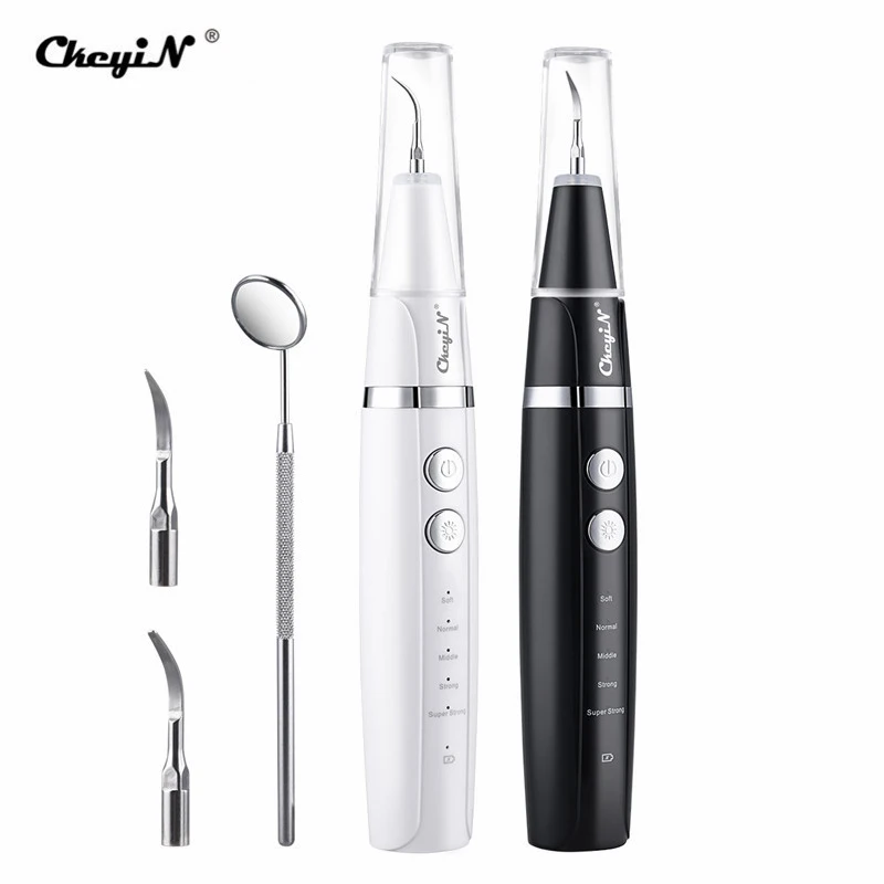 

CkeyiN Ultrasonic Dental Scaler Teeth Cleaner Intelligent Electric Dental Plaque Remover Oral Care Tooth Whitening Stains Tartar