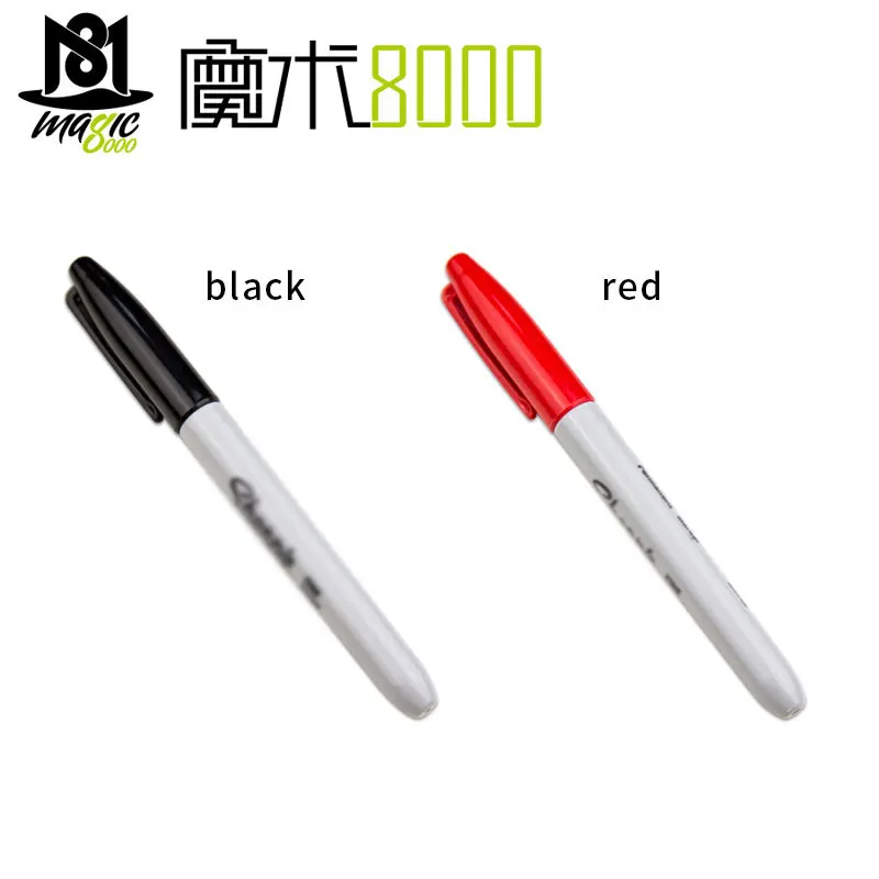 Шариковая ручка (обычная ручка) волшебная маркер (черная) профессиональный маг