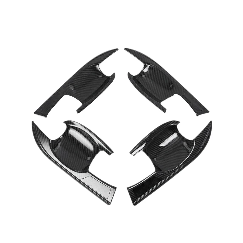 

Carbon Fiber Car Exterior Outside Door Handle Bowl Cover Trim for Mitsubishi Xpander / Eclipse Cross 2018-2020