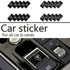 Наклейки на кнопки автомобиля, для Seat Leon FR Altea Ibiza Toledo Cordoba Alhambra Arona Ateca Exeo, 10 шт.компл.