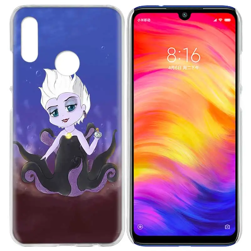 Чехол для Xiaomi Redmi Note 7 7A фотоаппаратов моментальной печати 7S 6 6A 5 Y3 K20 mi 8 до 9 лет CC9 CC9E A1 A2 A3 играть F1 Lite Pro Plus Урсула, Русалочка