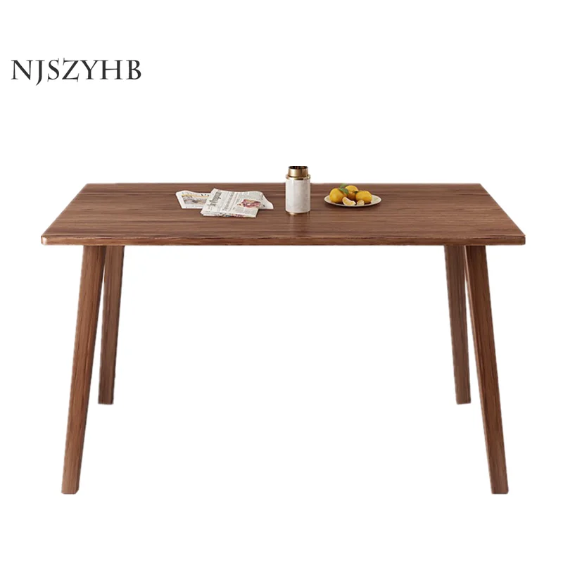 Скандинавский стиль домашний обеденный стол из цельного дерева и стул набор