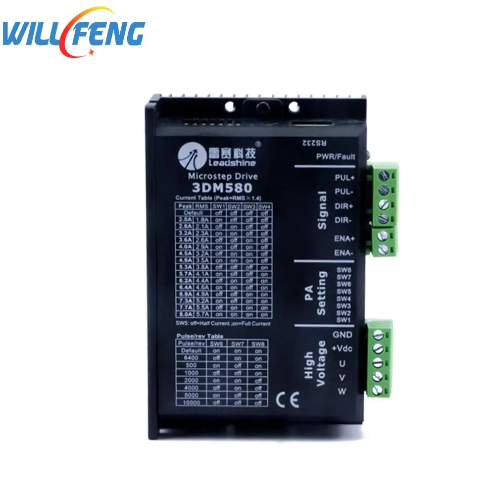 Шаговый привод Will Feng Leadshine 3DM580 3 фазы 36 В постоянного тока 1 0 а для лазерного