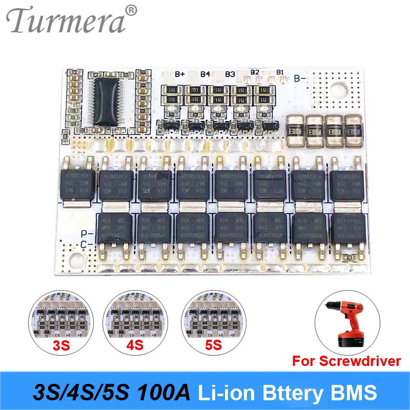 3S Φ BMS 12V 16 8 V 21V 10 A Защитная плата с балансирующим модулем для батареи отвертки 14 4