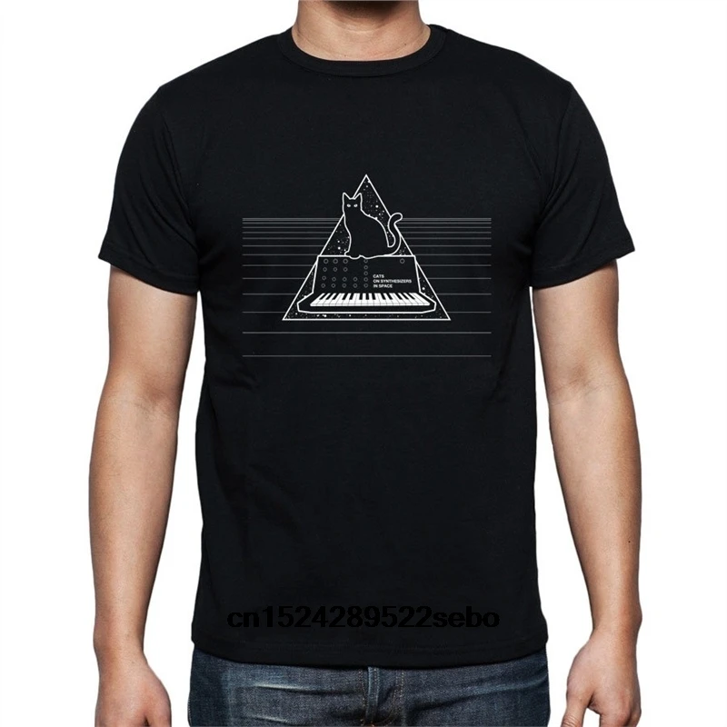 

Cats On Synthesizers In Space - Black T-Shirt women