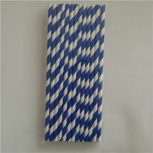 stripe sapphire 25 шт. золотистого и серебряного цвета, в форме сердца, звезды, фольги, в полоску, бумажные соломинки для детей, дня рождения, свадьбы, вечеринки, для детского душа, для украшения мероприятий, для питья - Цвет: stripe sapphire