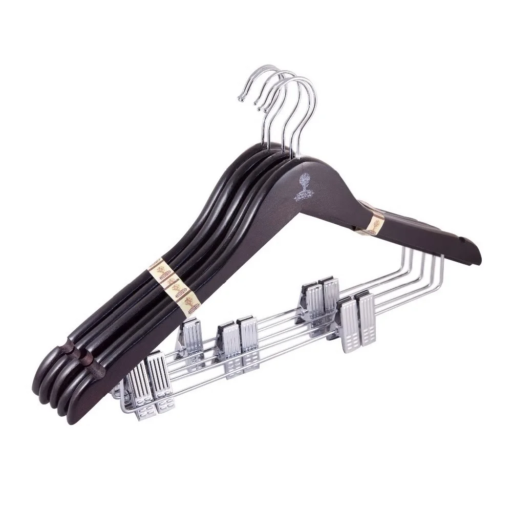 Деревянные вешалки с зажимами для одежды набор 10 шт.|Вешалки и крючки| |