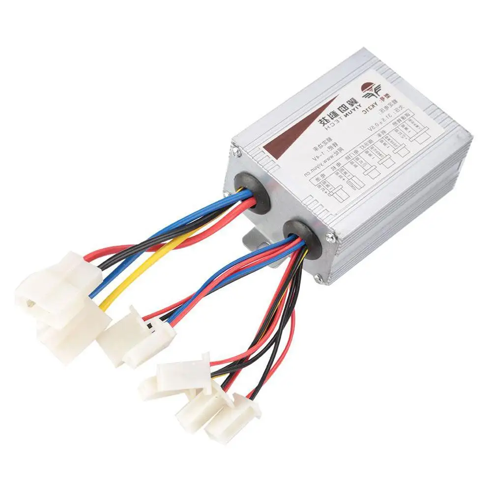 12V/24V/36V/48V 500W DC Электрический велосипед мотор Матовый контроллер коробка для