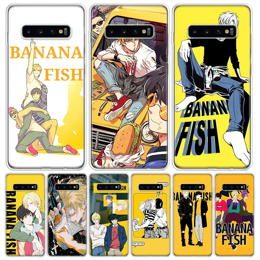 Чехол для телефона Samsung Galaxy A51/A50/A71/A70 чехол с рисунком банановой рыбы аниме