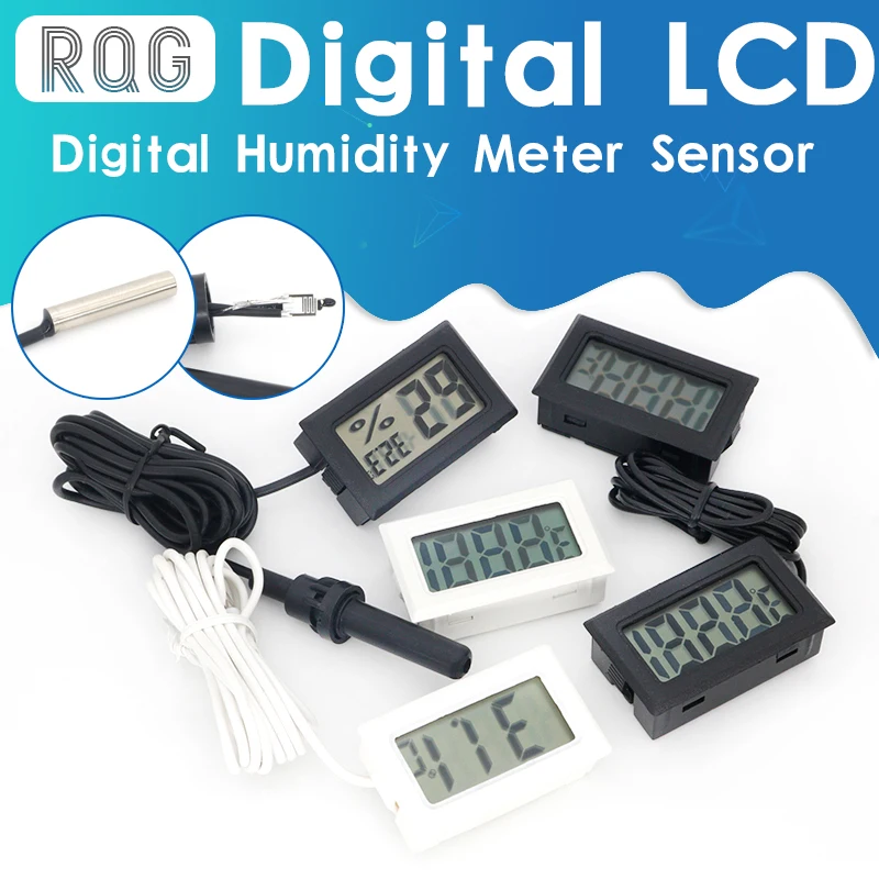 Удобный комнатный датчик температуры и влажности миниатюрный термометр