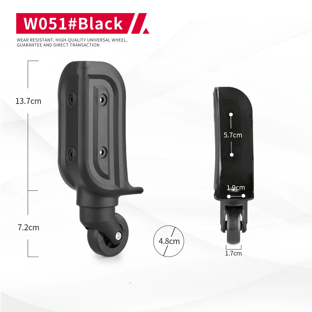 DILONG W051 Luggage accessories wheel trolley case universal wheels replacement password box suitcase durable repair casters